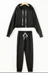 'Valentina' Drawstring Hoodie and Pants Set - Celes Fashion